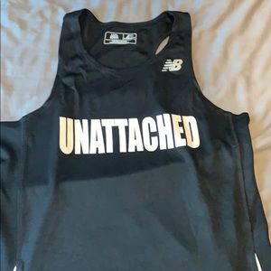 Black “unattached” Running Singlet Men’s Small